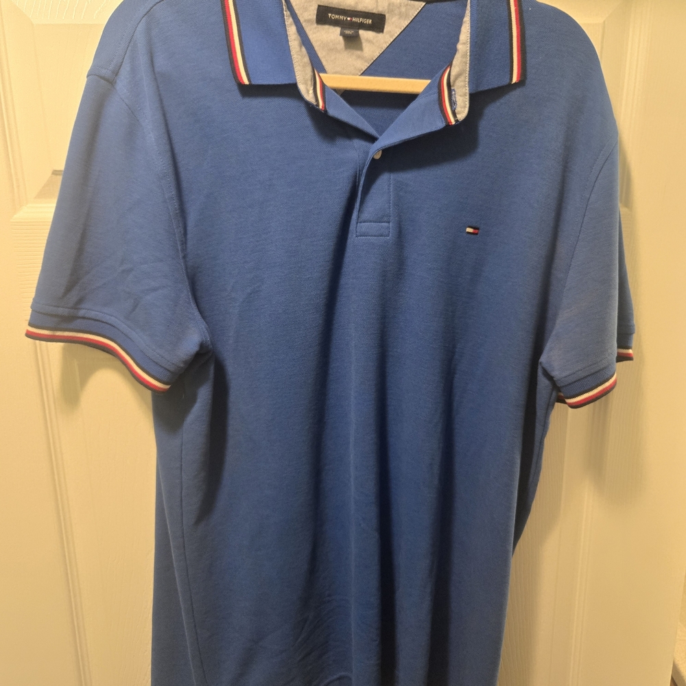 Tommy Hilfiger Men's Polo in Vibrant Blue